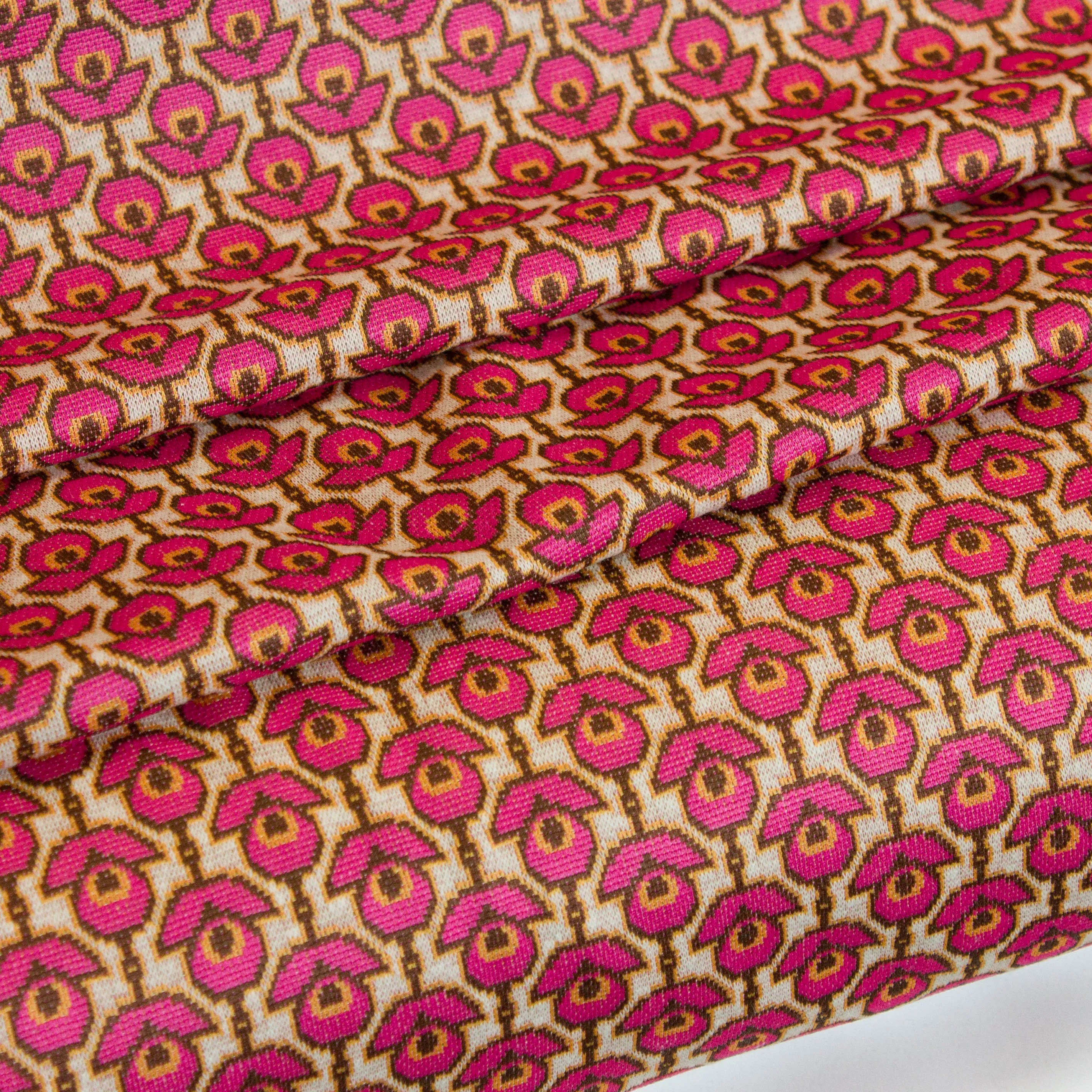Jacquard met bloemen motief - A La Ville